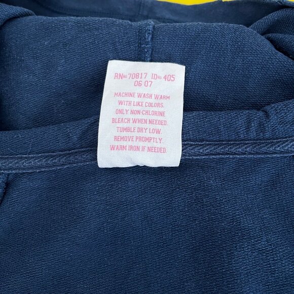 PINK Victoria's Secret French Terry Cloth Swim Cover Up Dress, Navy, Size Small - Picture 10 of 11